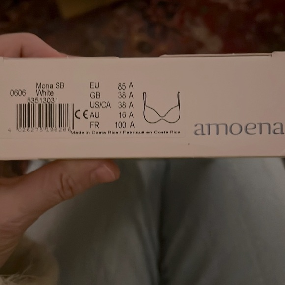 Amoena Mona Non-Wired Mastectomy Bras in Cognac Tan, Black & White New in box - Picture 11 of 16